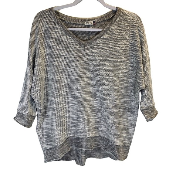 Kut from the Kloth Sweaters - Kut from the Kloth Oversized Neutral Woven Sweater, Size M